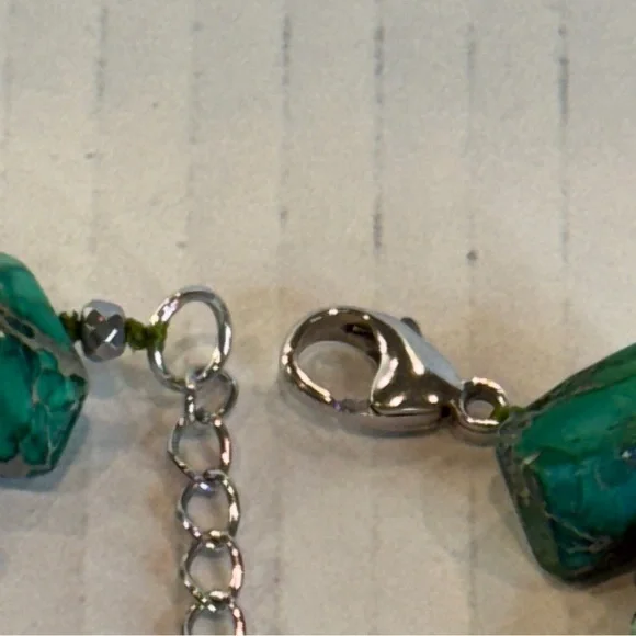 🆕 💚 King Jasper Goddess Necklace – Iris & Lily London – Sterling Silver 💚 - Picture 12 of 16